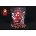 Boilies Dudi  Mister Red Super Hot Solubile 24 MM  1kg