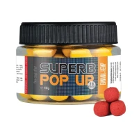 BOILIES POP UP CARP ZOOM SUPERB 16mm 40gr Strawberry-Fish