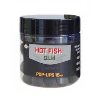 Boilies Dynamite Baits Hot Fish GLM Food Bait Pop-Ups 15mm