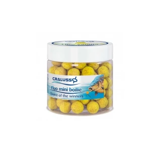 Boilies Pop-up Cralusso Fluo Mini 10mm 40g Vanilie