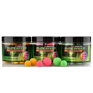 Fluo Pop-up Tandem Baits Superfeed 14mm And 16mm 90g Milky Mulberry