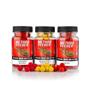 Method Feeder Winner Diffusion Micro Boilies 8mm 40g Hot Krill