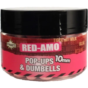 POP-UP AND DUMBELLS DYNAMITE BAITS FLUORO PINK RED AMO 10MM POP-UP AND DUMBELLS DYNAMITE BAITS FLUORO PINK RED AMO 10MM