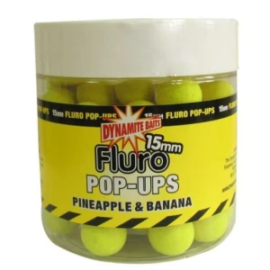 Pop-up Dynamite Baits Fluoro Pineapple Banana 15mm