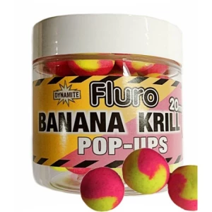 Pop-up Dynamite Baits Fluoro Two Tone Krill And Bananna 20mm