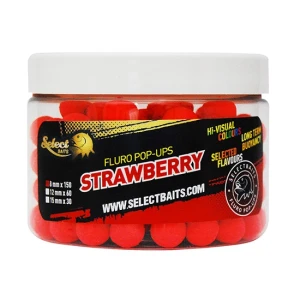 POP-UP SELECT BAITS 8MM  RED STRAWBERRY POP-UP SELECT BAITS 8MM  RED STRAWBERRY