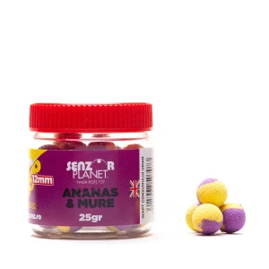 Pop-up Senzor Ananas And Mure Galben-mov 12mm 25g