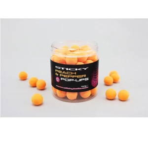 Pop-up Sticky Baits Peach And Pepper 16mm