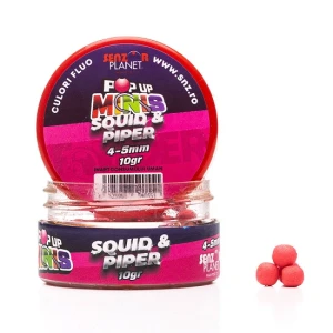 Pop-up Senzor Minis Squid & Piper (roz) 4-5mm 10g