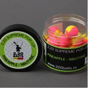 Pop Up 2.20 Baits Supreme, Galben - Roz, Pineapple & N\'butyric, 16mm, 100ml