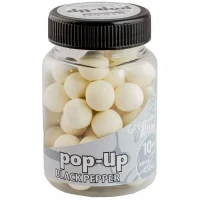 Pop Up Addicted Carp Baits Black Pepper, 10mm, aprox 45buc/borcan Pop Up Addicted Carp Baits Black Pepper, 10mm, aprox 45buc/borcan