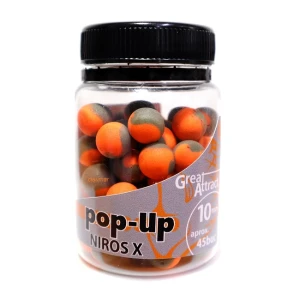 Pop Up Addicted Carp Baits Niros X, 10mm, Aprox 45buc/borcan