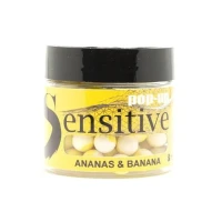 Pop Up Addicted Carp Baits Sensitiv, Ananas Banana, 8mm Pop Up Addicted Carp Baits Sensitiv, Ananas Banana, 8mm