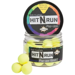 Dynamite Baits Pop Up Hit N' Run Yellow, 15mm