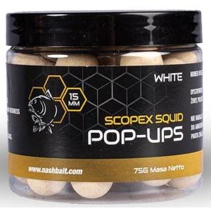 Pop Up Nash Scopex Squid 2024, White, 12mm, 75g Pop Up Nash Scopex Squid 2024, White, 12mm, 75g