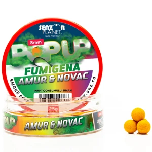 Pop Up SENZOR Fumigena, Amur Novac, 8mm, 25g Pop Up SENZOR Fumigena, Amur Novac, 8mm, 25g