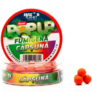 Pop Up SENZOR Fumigena, Capsuna, 8mm, 25g Pop Up SENZOR Fumigena, Capsuna, 8mm, 25g