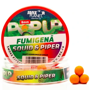 Pop Up SENZOR Fumigena, Squid Piper, 8mm, 25g Pop Up SENZOR Fumigena, Squid Piper, 8mm, 25g