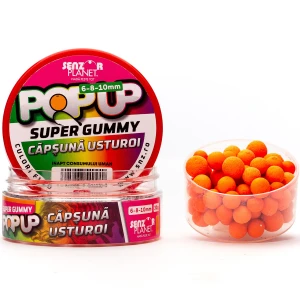 Pop Up Senzor Planet, Capsuna & Usturoi, 6-8-10mm, 30g