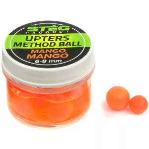 Pop Up Steg Upters Method Ball, Mango, 8mm, 10buc/borcan Pop Up Steg Upters Method Ball, Mango, 8mm, 10buc/borcan