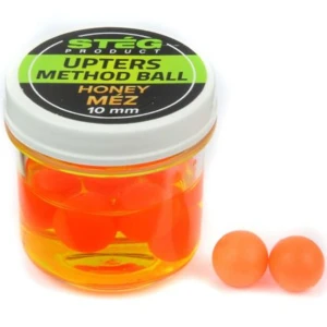Pop Up Steg Upters Method Ball, Miere, 10mm, 8buc/borcan Pop Up Steg Upters Method Ball, Miere, 10mm, 8buc/borcan