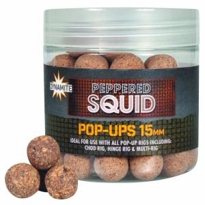 Pop-up Dynamite Baits Peppered Squid Foodbait, 15mm  Pop-up Dynamite Baits Peppered Squid Foodbait, 15mm