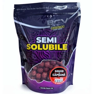 Boilies BUCOVINA Semisolubile, Squid & Capsuna, 22mm, 800g