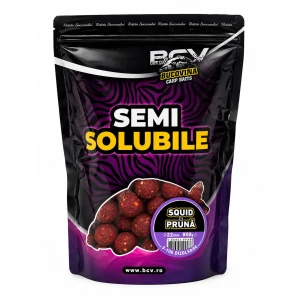 Boilies BUCOVINA Semisolubile, Squid & Pruna, 18mm, 3kg