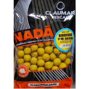 Boilies Claumar Birdfood Semi- Solubil Porumb Dulce 24mm 800gr