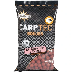 Boilies Dynamite Baits Carptec Strawberry & Creme, 15mm, 1.8kg