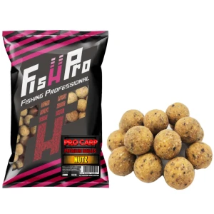 Boilies FISH PRO Pro Carp Premium, Nutz, 20mm, 0.8kg Boilies FISH PRO Pro Carp Premium, Nutz, 20mm, 0.8kg