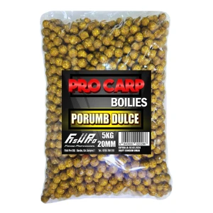 Boilies Fish Pro Carp, Porumb Dulce, 20mm, 5kg