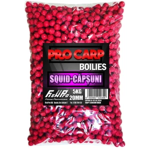 Boilies Fish Pro Carp, Squid-capsuni, 20mm, 5kg