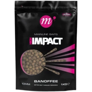 Boilies MAINLINE High Impact, Banoffee, 10mm, 1kg Boilies MAINLINE High Impact, Banoffee, 10mm, 1kg