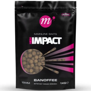 Boilies MAINLINE High Impact, Banoffee, 15mm, 1kg Boilies MAINLINE High Impact, Banoffee, 15mm, 1kg