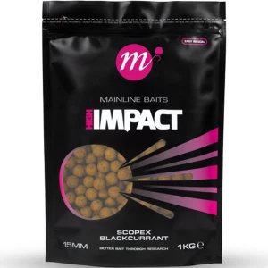 Boilies MAINLINE High Impact, Scopex Blackcurrant, 15mm, 1kg Boilies MAINLINE High Impact, Scopex Blackcurrant, 15mm, 1kg
