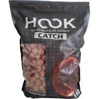 Boilies Semi Solubil HOOKBAITS Fishmeal Catch SS, Squid Strawberry, 24mm, 5kg