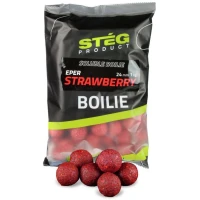 Boilies Solubil STEG Boilie, Capsuna, 20mm, 1kg