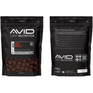 Boilies Tare Avid Red Spice, 20mm, 2.5kg