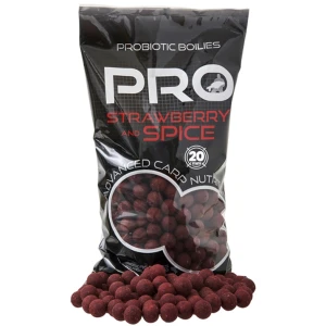 Boilies Tare STARBAITS Probiotic, Strawberry Spice, 20mm, 2kg