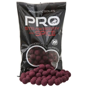 Boilies Tare STARBAITS Probiotic, Strawberry Spice, 20mm, 800g