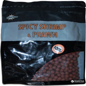Boilies Fiert Dynamite Baits Hi Attract Spicy Shrimp And Prawn 1kg 10mm