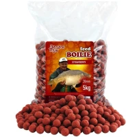 Boilies Benzar Mix Feed Capsuni 16mm 5kg