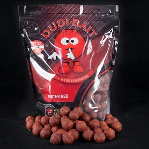 Boilies Dudi Bait Mister Red Solubile 24mm 1kg