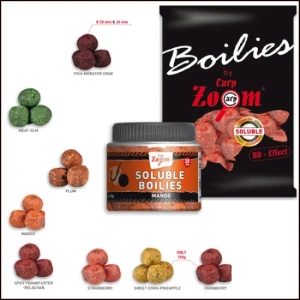 BOILIES SOLUBIL CARP ZOOM 24MM 100GR SWEET CORN-ANANAS BOILIES SOLUBIL CARP ZOOM 24MM 100GR SWEET CORN-ANANAS