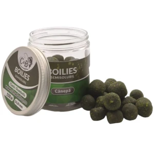 Boilies C&b Semisolubil, Canepa, Verde, 16-20mm, 150g
