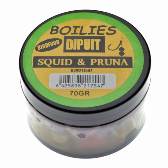 Boilies Claumar Birdfood De Carlig Dipuit Squid & Pruna 70gr