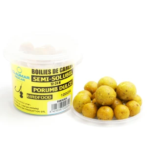 Boilies Claumar Birdfood De Carlig Semi-Solubil Porumb Dulce 100gr Boilies Claumar Birdfood De Carlig Semi-Solubil Porumb Dulce 100gr