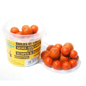 Boilies Claumar Birdfood De Carlig Semi-Solubil Scopex And Squid 100gr Boilies Claumar Birdfood De Carlig Semi-Solubil Scopex And Squid 100gr