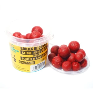 Boilies Claumar Birdfood De Carlig Semi-Solubil Squid Si Capsuni 100gr Boilies Claumar Birdfood De Carlig Semi-Solubil Squid Si Capsuni 100gr